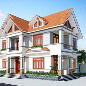 mau thiet ke mat tien kien truc mai thai